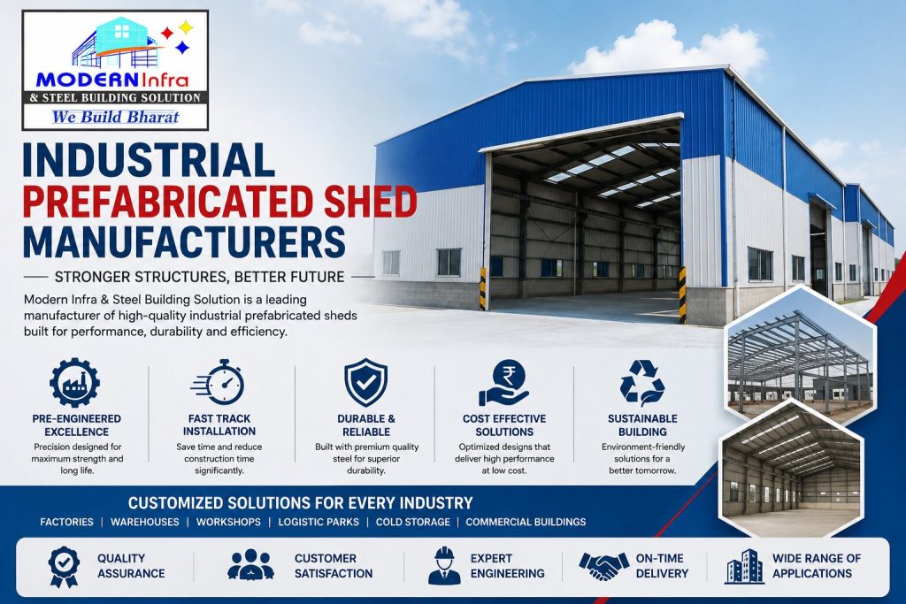 Industrial Prefabricated Shed Manufacturers